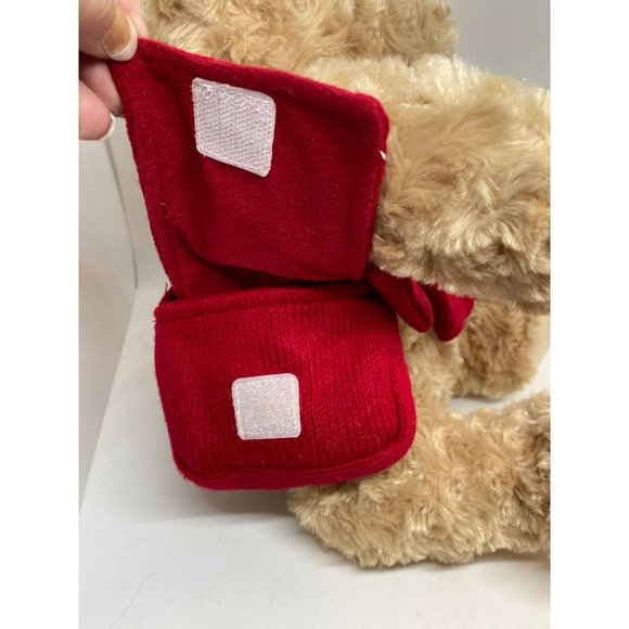 Animal Adventure Plush Bear I Am Loved Scarf Bag Satchel 14" - Picture 3 of 11